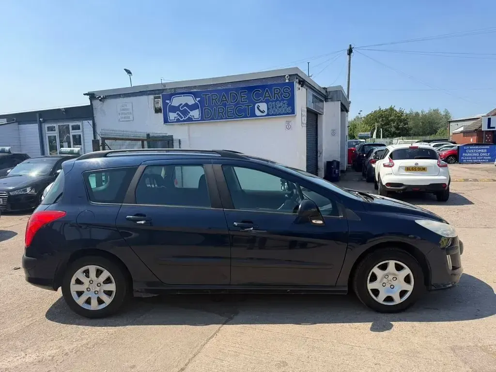 Used Peugeot 308 SW S 90 HP (66 kW) 2009 Blue Estate