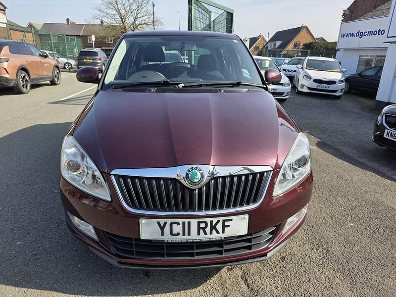 Used Skoda Fabia Elegance 2011 Maroon Hatchback