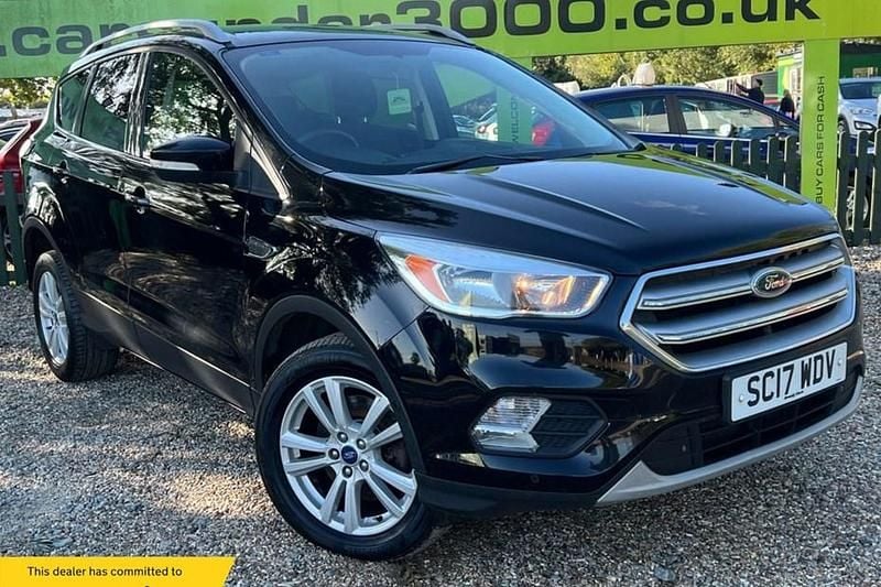 Black Used 2017 Ford Kuga Zetec SUV | £7,100 (Good price) - Image 1/1