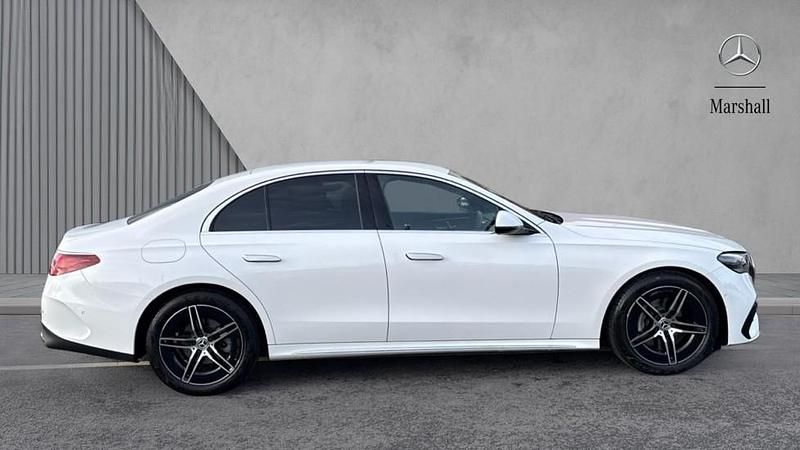 Used Mercedes E220 AMG Line Premium 197 HP (144 kW) 2025 Manufaktur opalite white bright