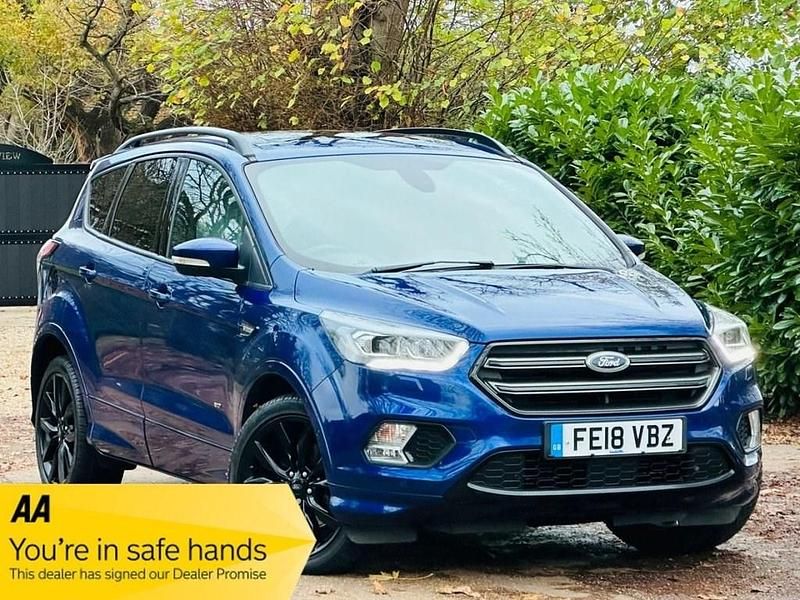 Blue Used 2018 Ford Kuga ST-Line X SUV | £16,490 (A bit pricey) - Image 1/3