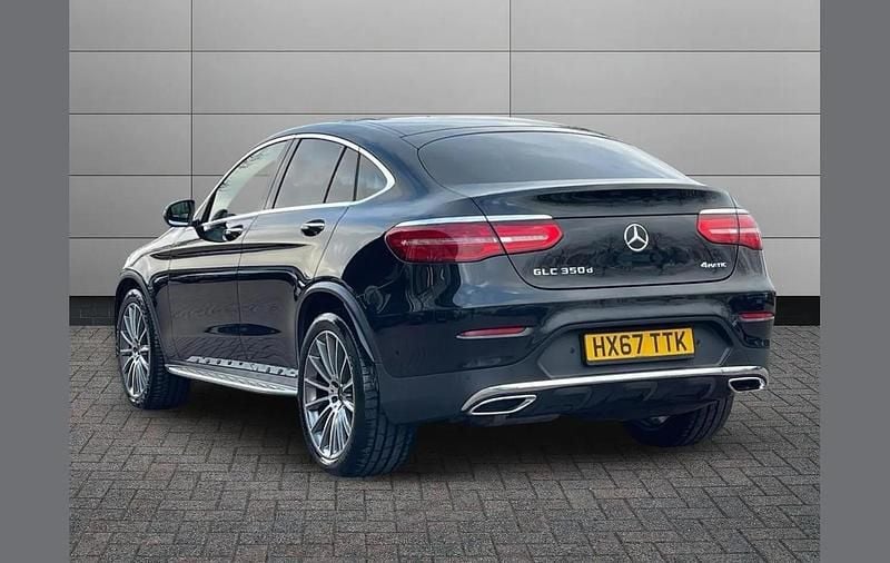 Used Mercedes GLC350 AMG line 258 HP (189 kW) 2017 Obsidian black Coupe