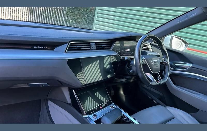 Used Audi e-tron S-Line 300 kW (408 HP) 2021 Silver SUV