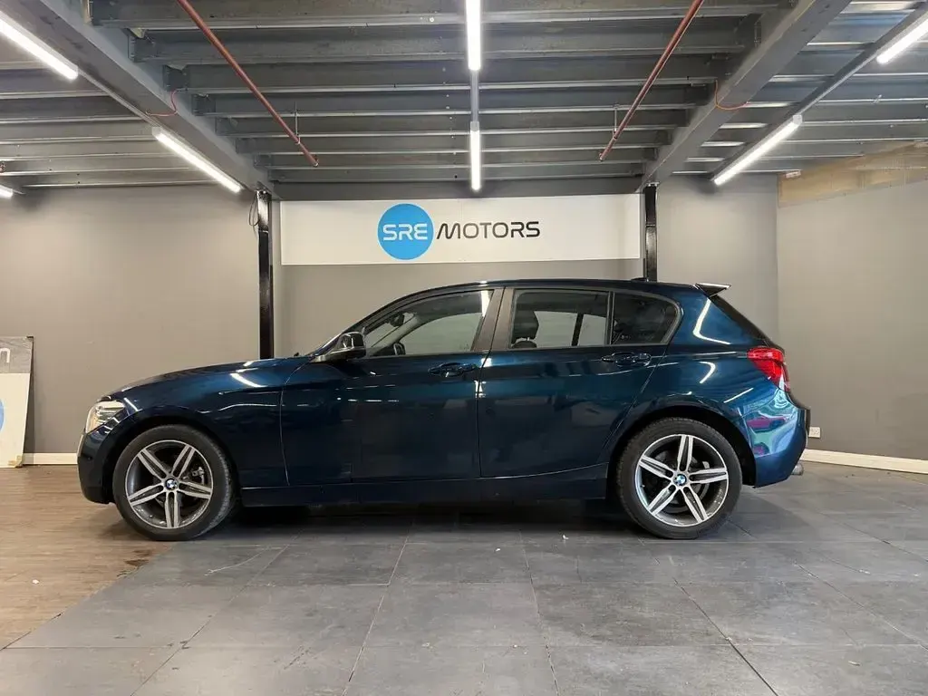 Used BMW 116 Sport Line 116 HP (85 kW) 2014 Blue Hatchback
