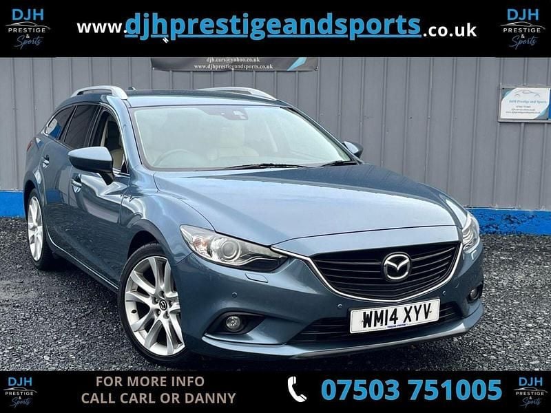 Begagnad Mazda 6 Inclusive 150 HK (110 kW) 2014 Blå Kombi