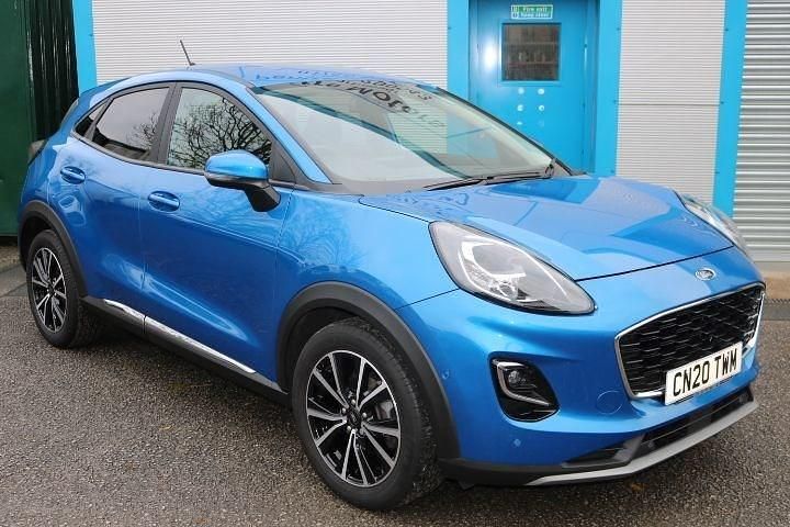 Used Ford Puma Titanium 2020 Blue SUV