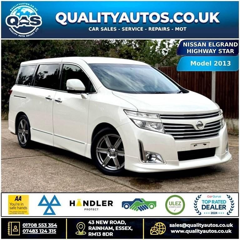 Used Nissan Elgrand 2013 White MPV