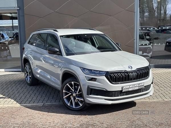Used Skoda Kodiaq SportLine 150 HP (110 kW) 2022 Grey SUV
