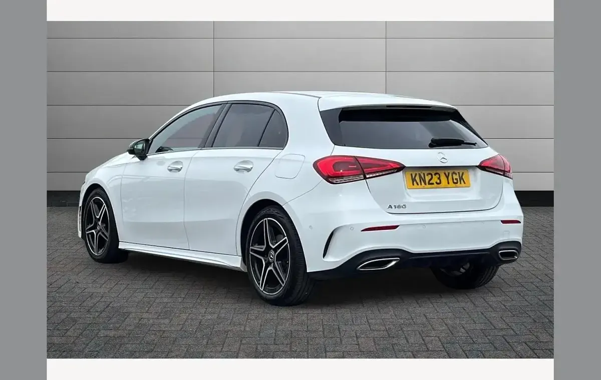 Used Mercedes A180 AMG Line Premium 136 HP (100 kW) 2023 White Hatchback