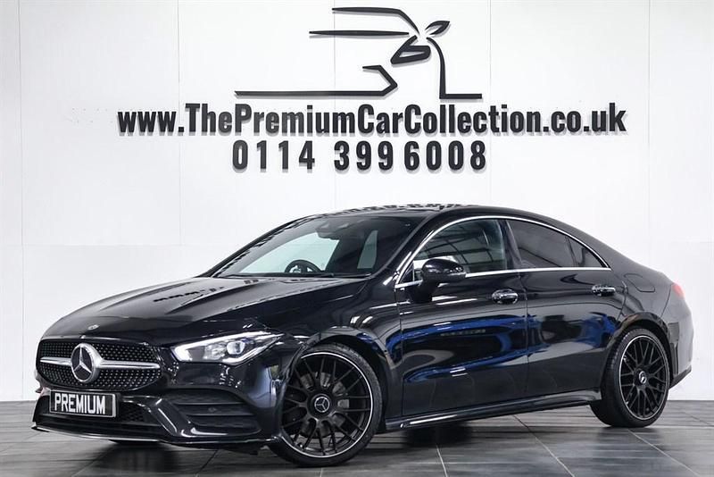 Black Used 2019 Mercedes CLA200 AMG Line Premium Coupe | £16,980 (Fair price) - Image 1/4