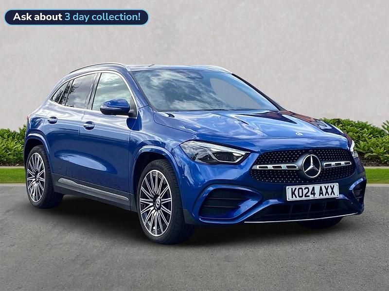 Blue Used 2024 Mercedes GLA220 AMG Line Premium Plus SUV | £35,499 (Expensive) - Image 1/4