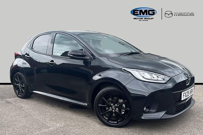 Black Used 2025 Mazda 2 Homura-Line Hatchback | £22,995 (Expensive) - Image 1/3