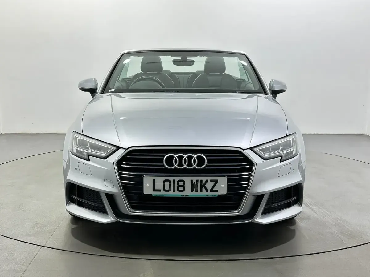 Used Audi A3 Cabriolet S-Line 150 HP (110 kW) 2018 Silver Cabriolet
