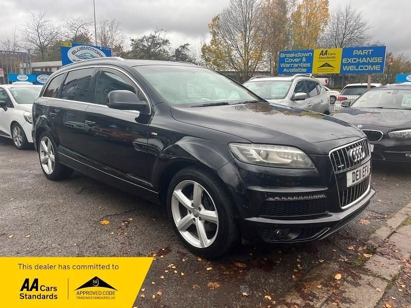 Black Used 2011 Audi Q7 S-Line SUV | £8,495 (Good price) - Image 1/4