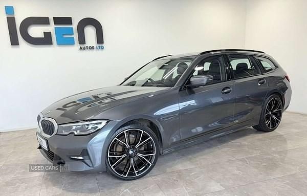 Grey Used 2021 BMW 320e Sport Line Estate | £20,780 (Fair price) - Image 1/3