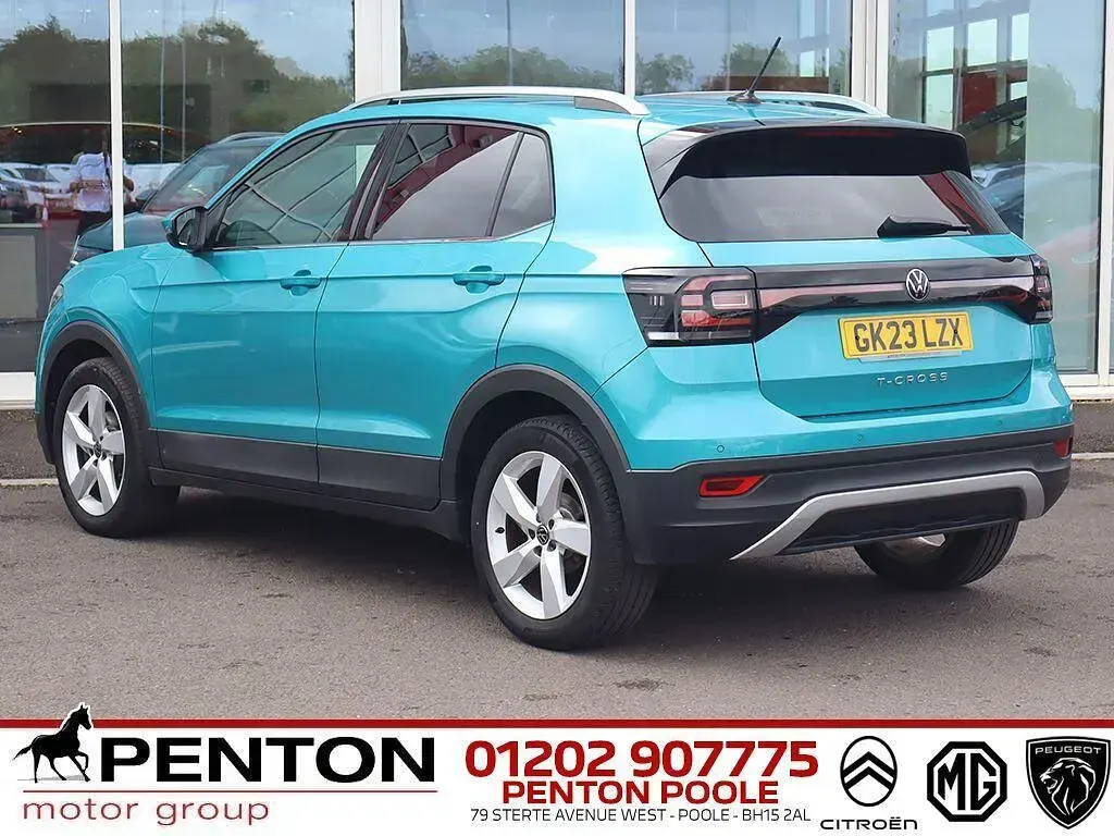 Used VW T-Cross SEL 110 HP (80 kW) 2023 Blue SUV