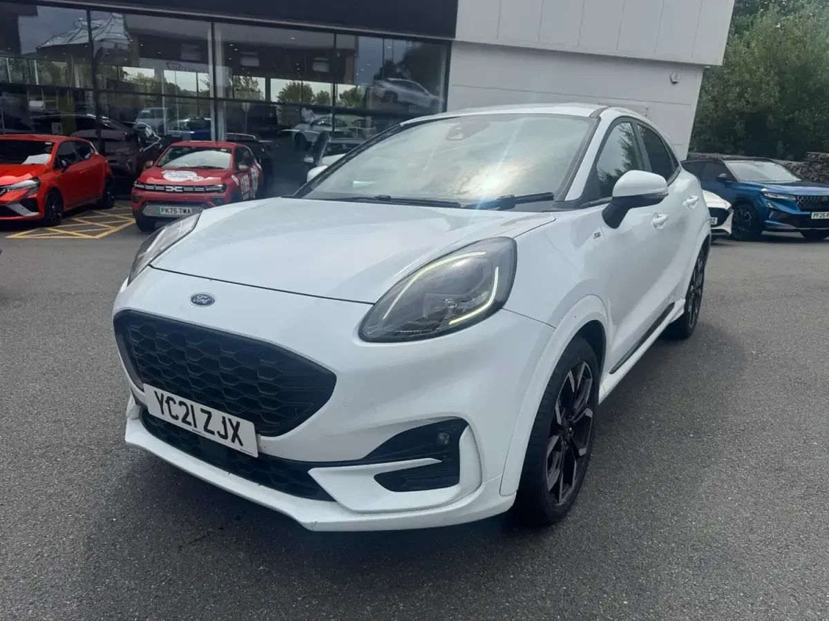 Used Ford Puma ST-Line X 125 HP (91 kW) 2021 White SUV