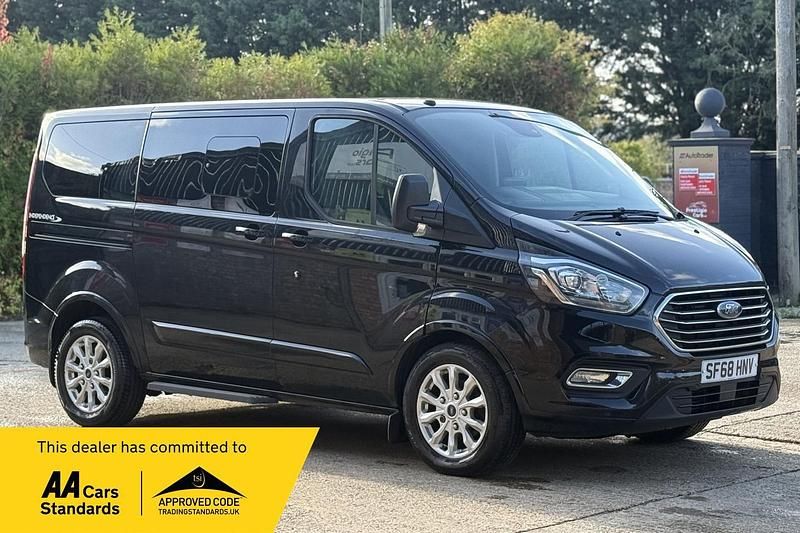 Black Used 2018 Ford Tourneo Custom Titanium Sedan | £14,990 (Fair price) - Image 1/4
