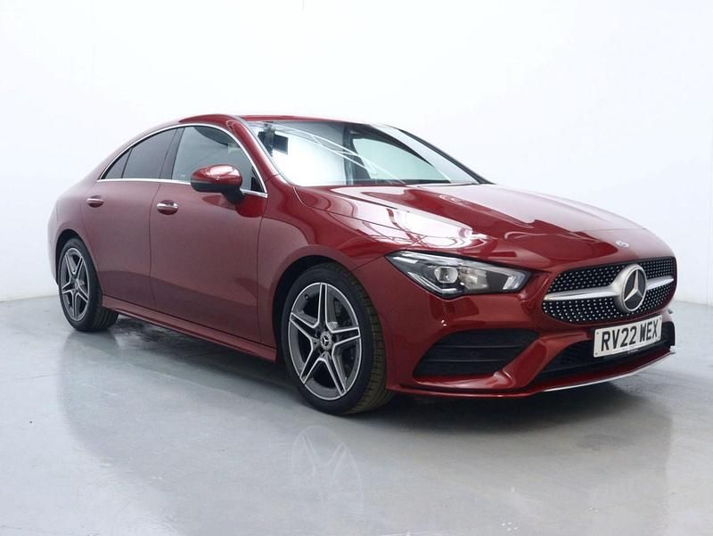 Used Mercedes CLA200 AMG Line Premium 163 HP (119 kW) 2022 Red Coupe