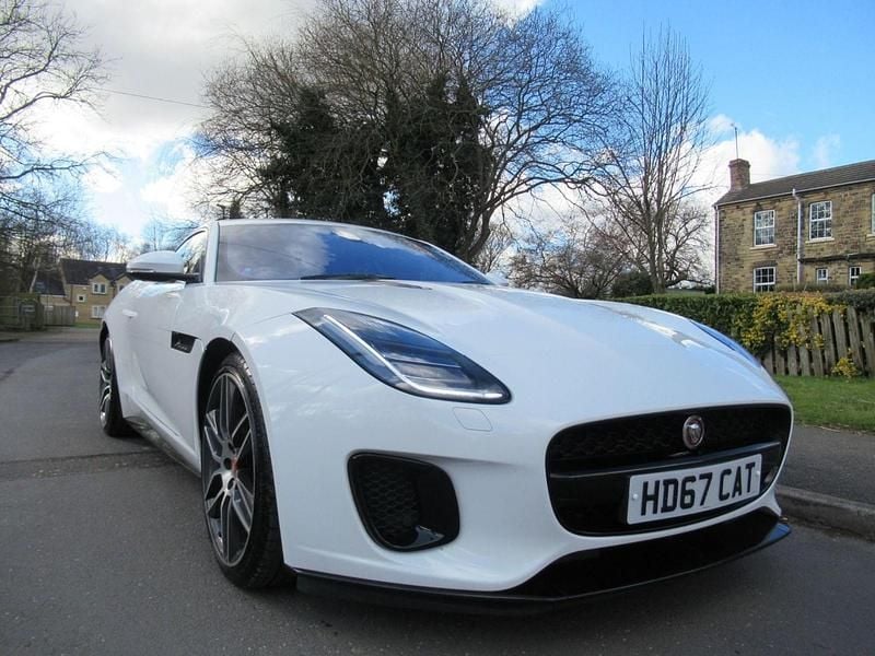 White Used 2017 Jaguar F-Type R-Dynamic Coupe | £18,995 (Expensive) - Image 1/4