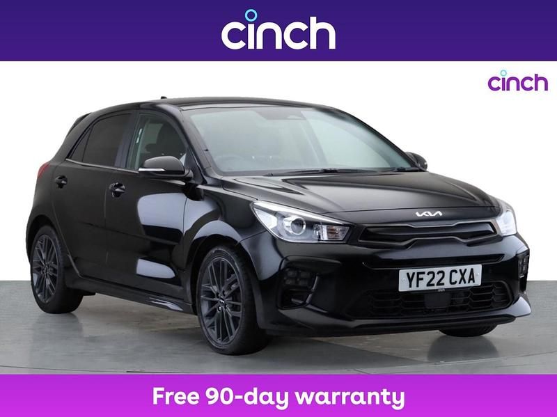 Black Used 2022 Kia Rio 4 Hatchback | £13,399 (Fair price) - Image 1/3