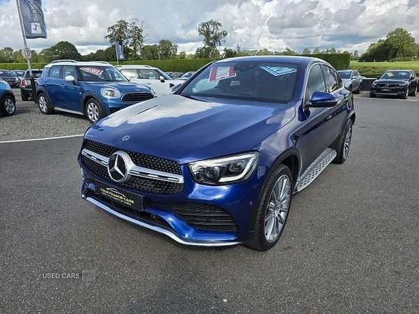 Blue Used 2020 Mercedes GLC300 AMG Line Premium Coupe | £29,950 (Fair price) - Image 1/4