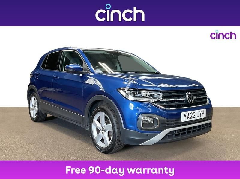 Blue Used 2022 VW T-Cross SEL SUV | £13,349 (Fair price) - Image 1/3
