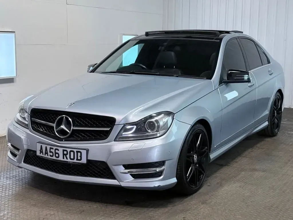 Used Mercedes C250 AMG 2013 Silver Sedan