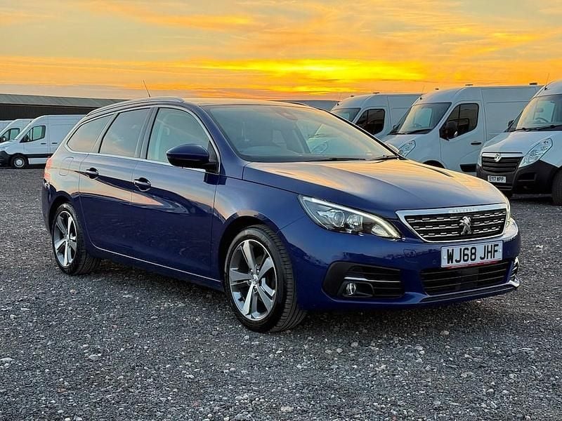 Blue Used 2018 Peugeot 308 SW S Estate | £6,995 (Good price) - Image 1/4