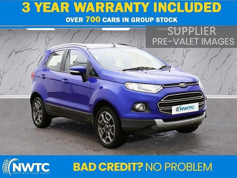 Blue Used 2015 Ford Ecosport Titanium SUV | £6,195 (Fair price) - Image 1/4