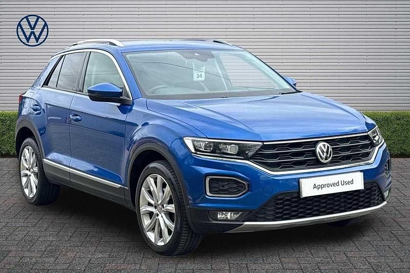 Used VW T-Roc SEL 150 HP (110 kW) 2020 Blue SUV