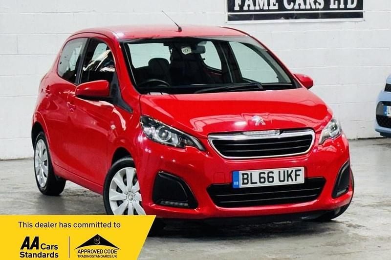 Red Used 2017 Peugeot 108 Active Hatchback | £4,500 (Good price) - Image 1/1