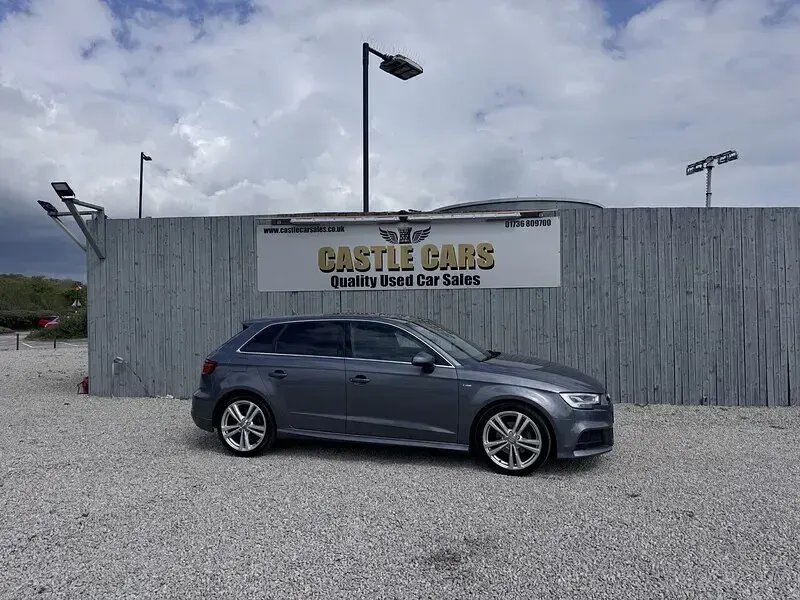 Used Audi A3 S-Line 150 HP (110 kW) 2018 Grey Sedan