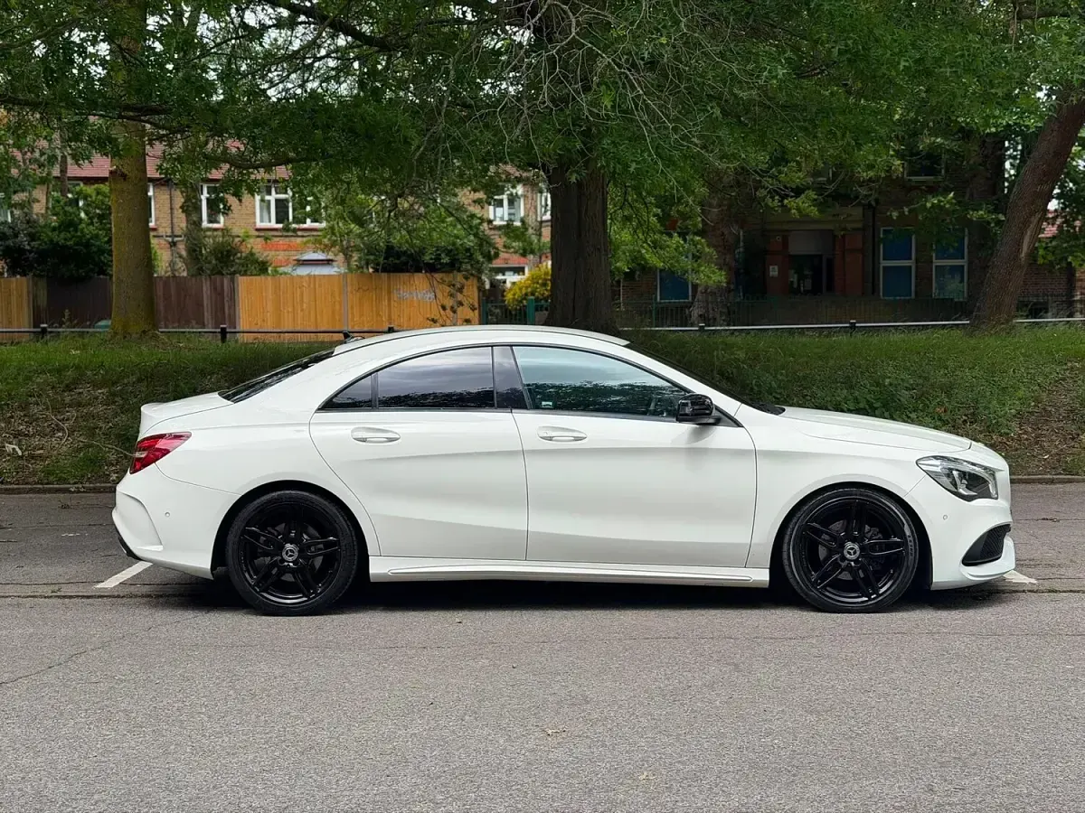 Used Mercedes CLA180 AMG line 2017 White Sedan