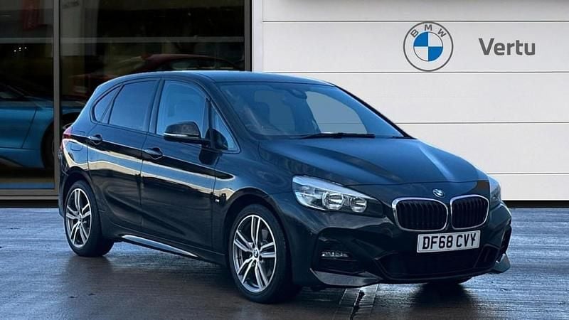 Black Used 2018 BMW 220 Active Tourer M Sport MPV | £13,495 (Fair price) - Image 1/4
