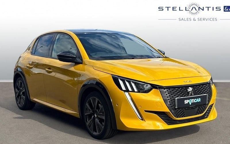 Yellow Used 2022 Peugeot 208 Premium Hatchback | £16,953 (Fair price) - Image 1/4