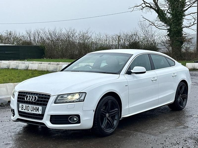 Used Audi A5 S-Line 170 HP (125 kW) 2010 White Coupe