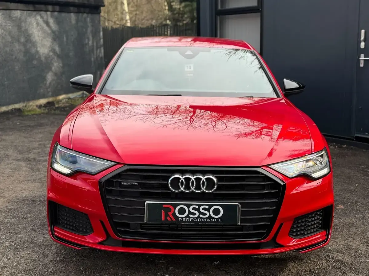 Used Audi A6 Black Edition 299 HP (219 kW) 2023 Red Sedan