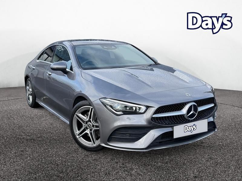 Used Mercedes CLA200 AMG Line Premium Plus 163 HP (119 kW) 2021 Grey Coupe