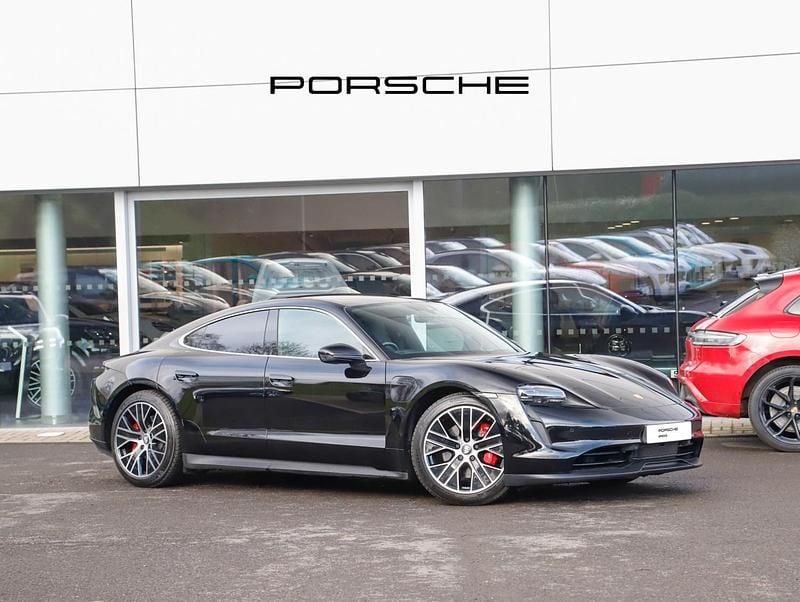 Used Porsche Taycan Performance Package 419 kW (571 HP) 2021 Black Sedan