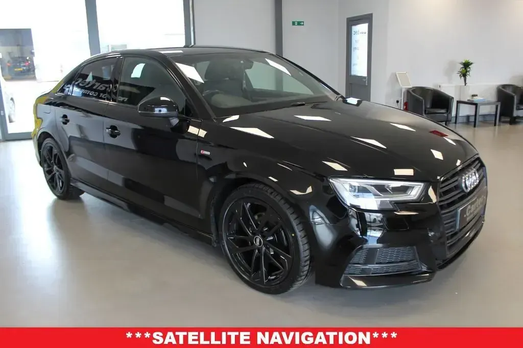 Used Audi A3 Black Edition 116 HP (85 kW) 2019 Black Sedan