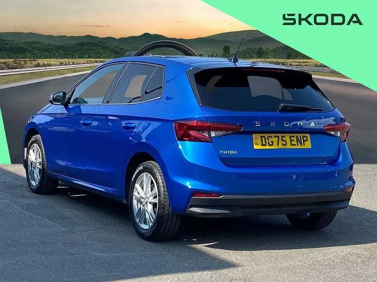Used Skoda Fabia SE L 116 HP (85 kW) 2025 Blue Hatchback