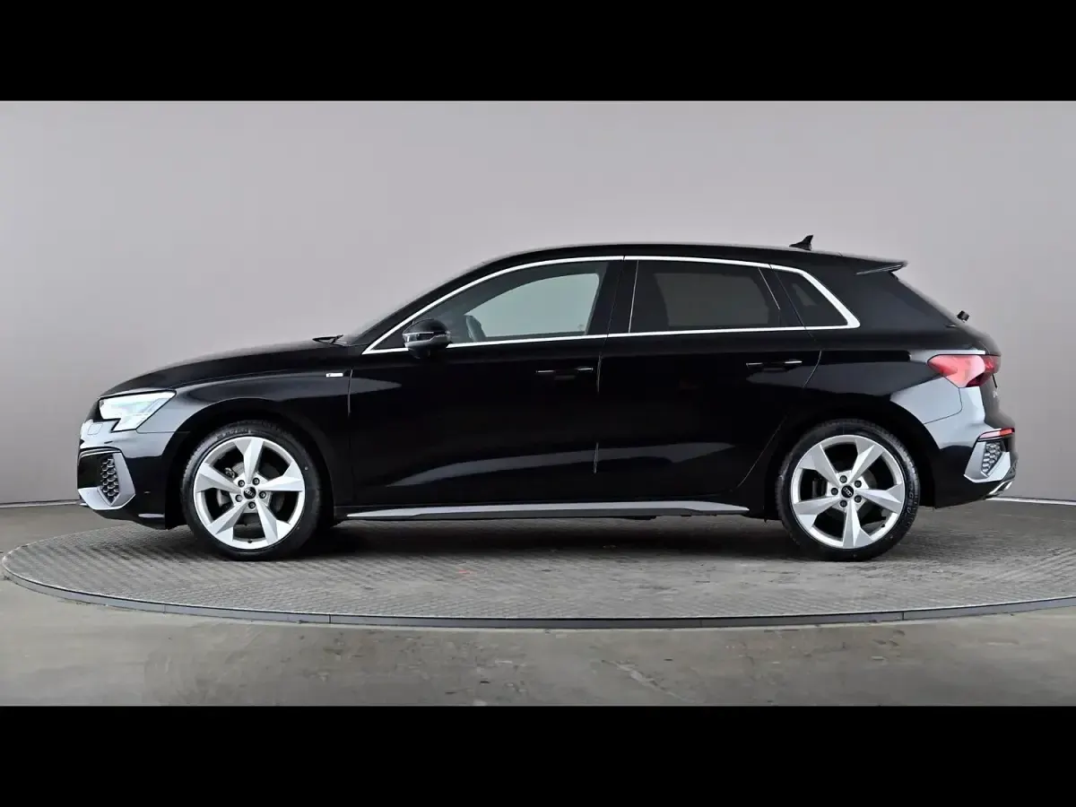 Used Audi A3 S-Line 150 HP (110 kW) 2023 Black Sedan