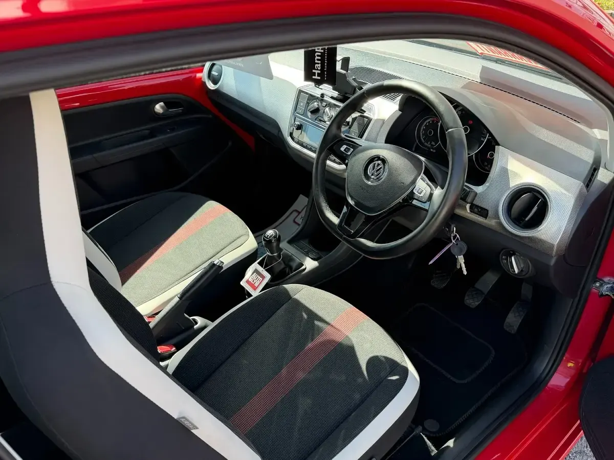 Used VW up! high up! 75 HP (55 kW) 2016 Red Hatchback