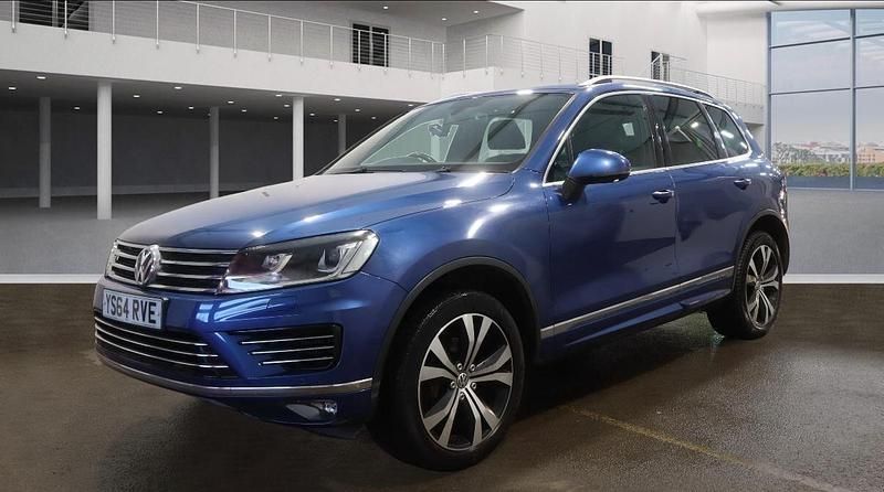 Used VW Touareg R-line 2015 Blue SUV