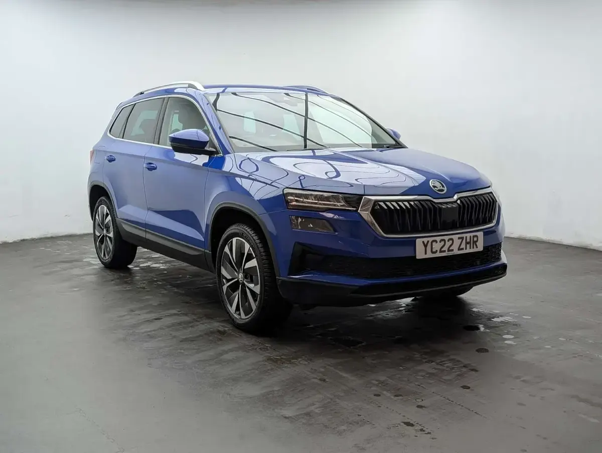 Used Skoda Karoq SE L 150 HP (110 kW) 2022 Blue SUV