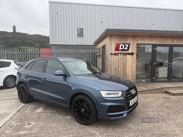 Blue Used 2017 Audi Q3 S-Line SUV | £13,595 (A bit pricey) - Image 1/4