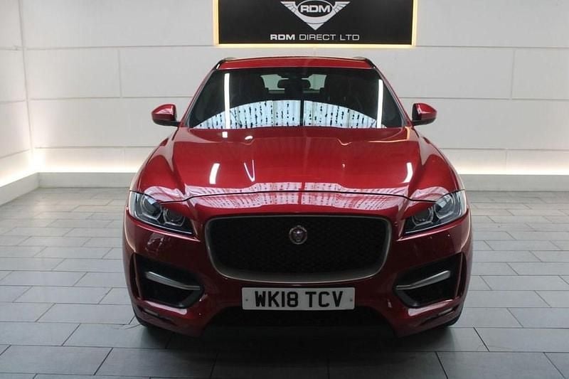 Used Jaguar F-Pace R-Sport 180 HP (132 kW) 2018 Red SUV