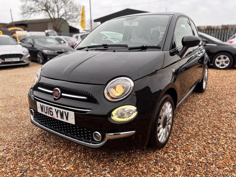 Used Fiat 500 Lounge 2016 Black Hatchback