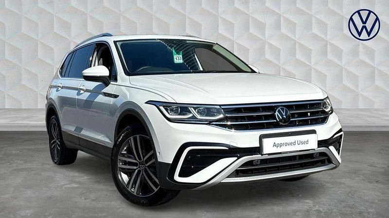 White Used 2022 VW Tiguan Allspace Elegance SUV | £31,350 (A bit pricey) - Image 1/4